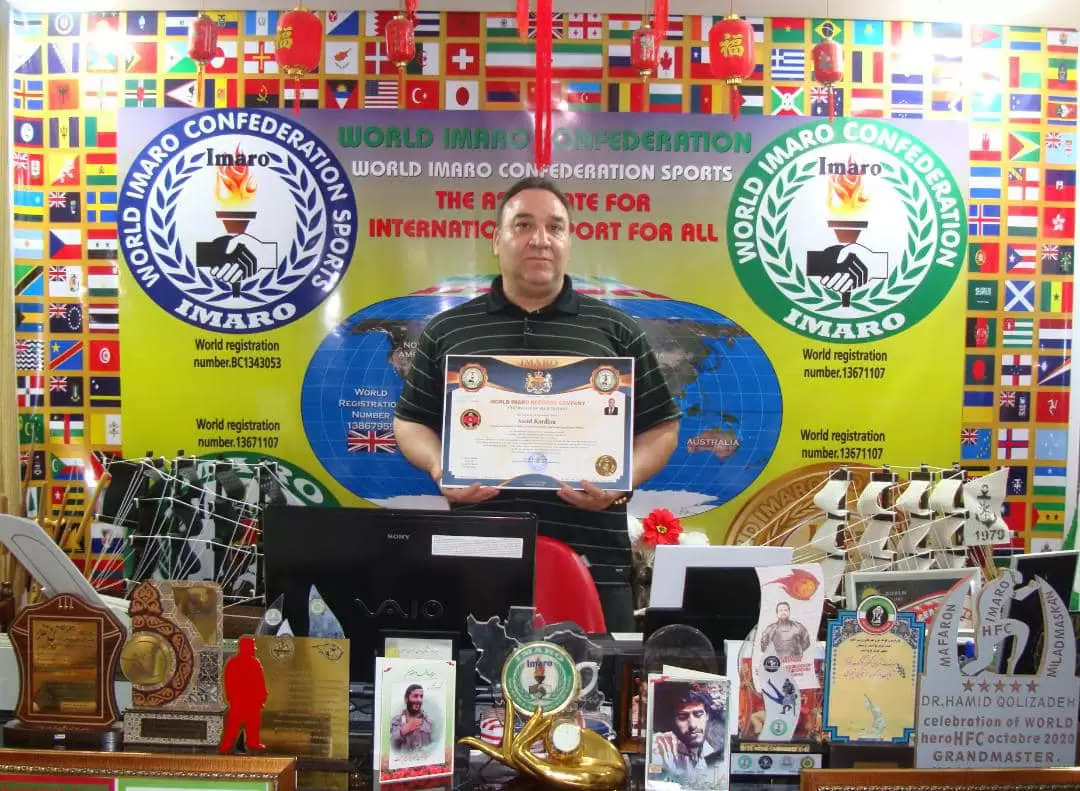 kancho saeid Kordlou Founder of Bushido Kyokushin Karate