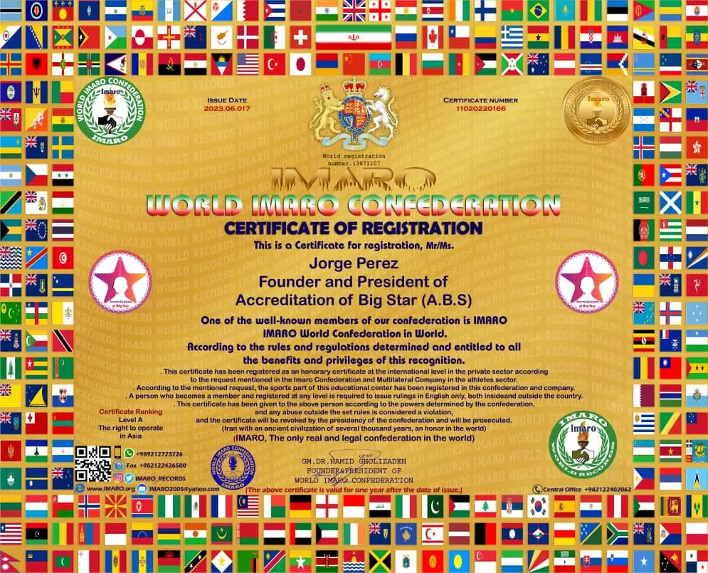 Register of Accreditation of Big Star