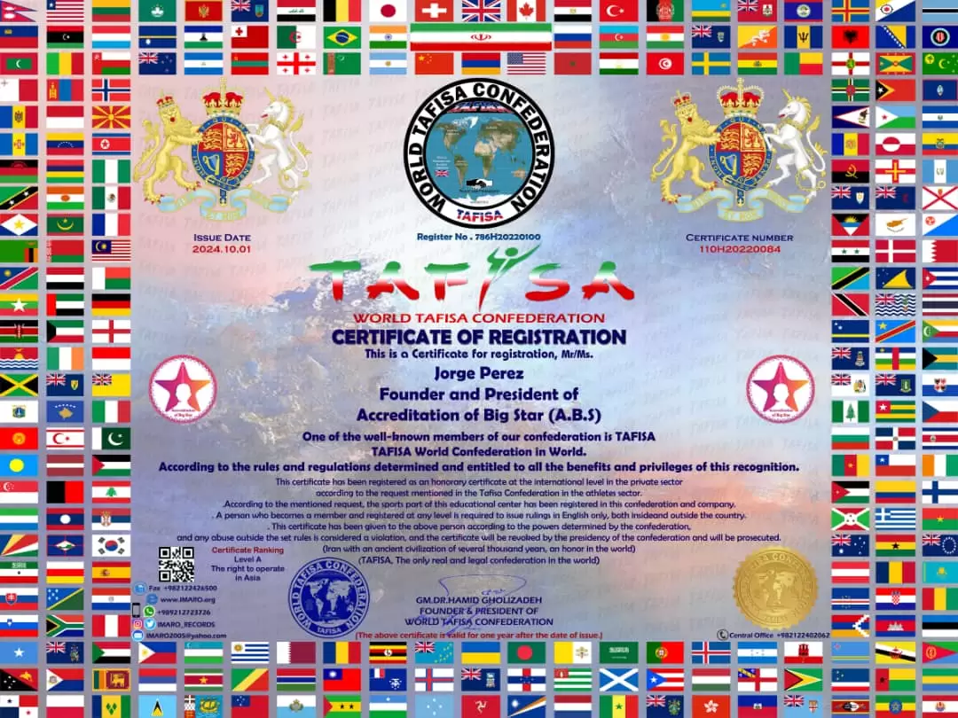 Register of Accreditation of Big Star