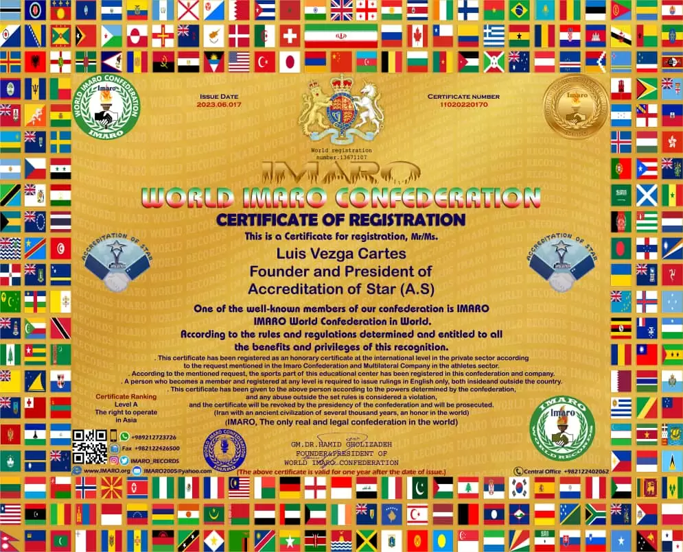 Certs Accreditation of Star (A.S)