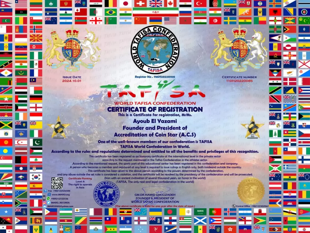Accreditation of Coin Star (A.C.S)