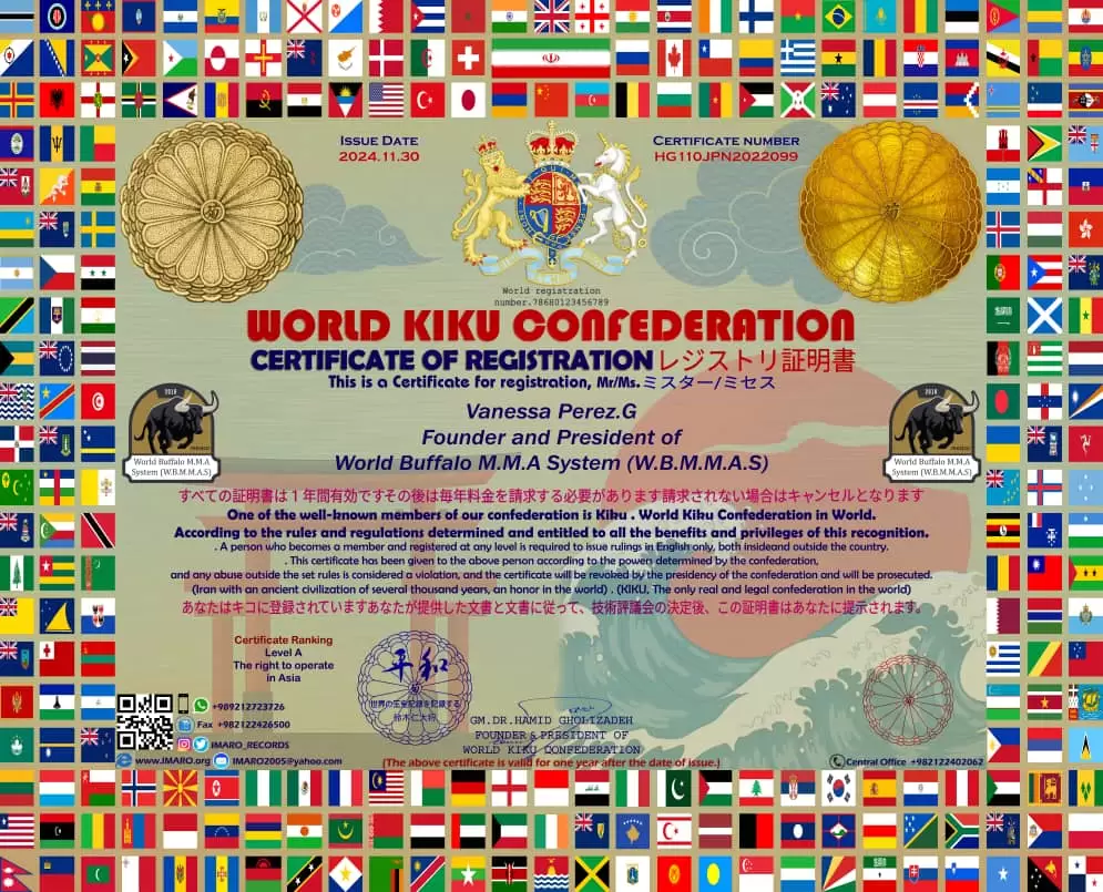 Certs of World Buffalo M.M.A Style