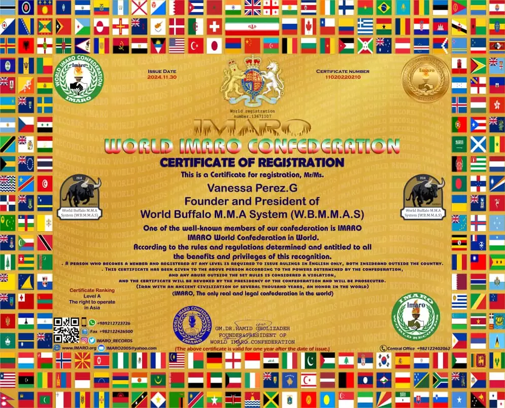 Certs of World Buffalo M.M.A Style