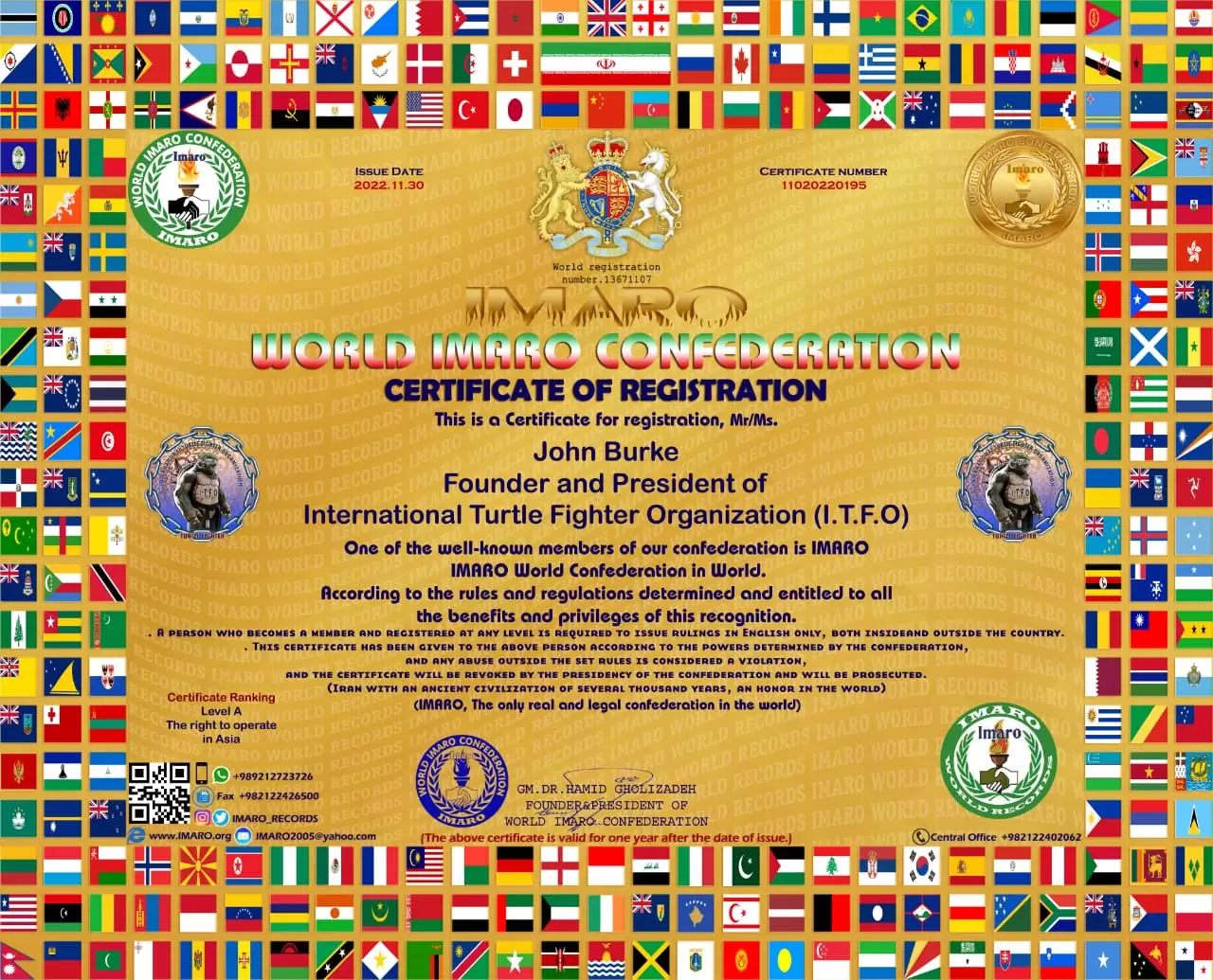 Register of International Turtle Fighter Organization