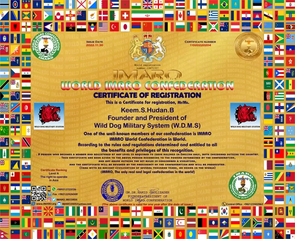 Register of Wild Dog Military System