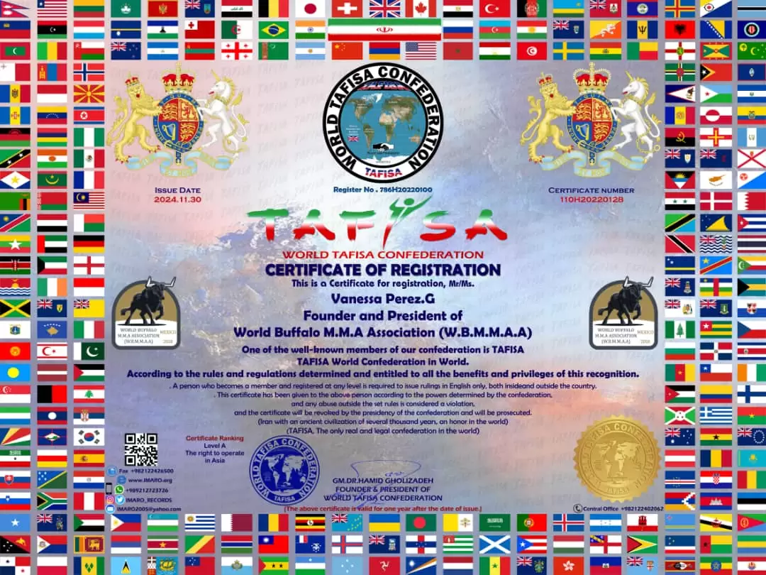 Register of World Buffalo M.M.A Association